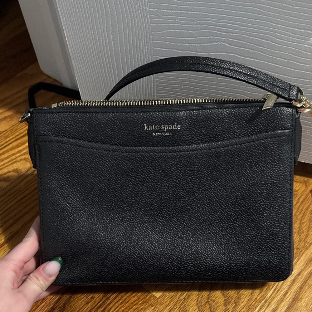Kate Spade Black Pebbled Leather Handbag
